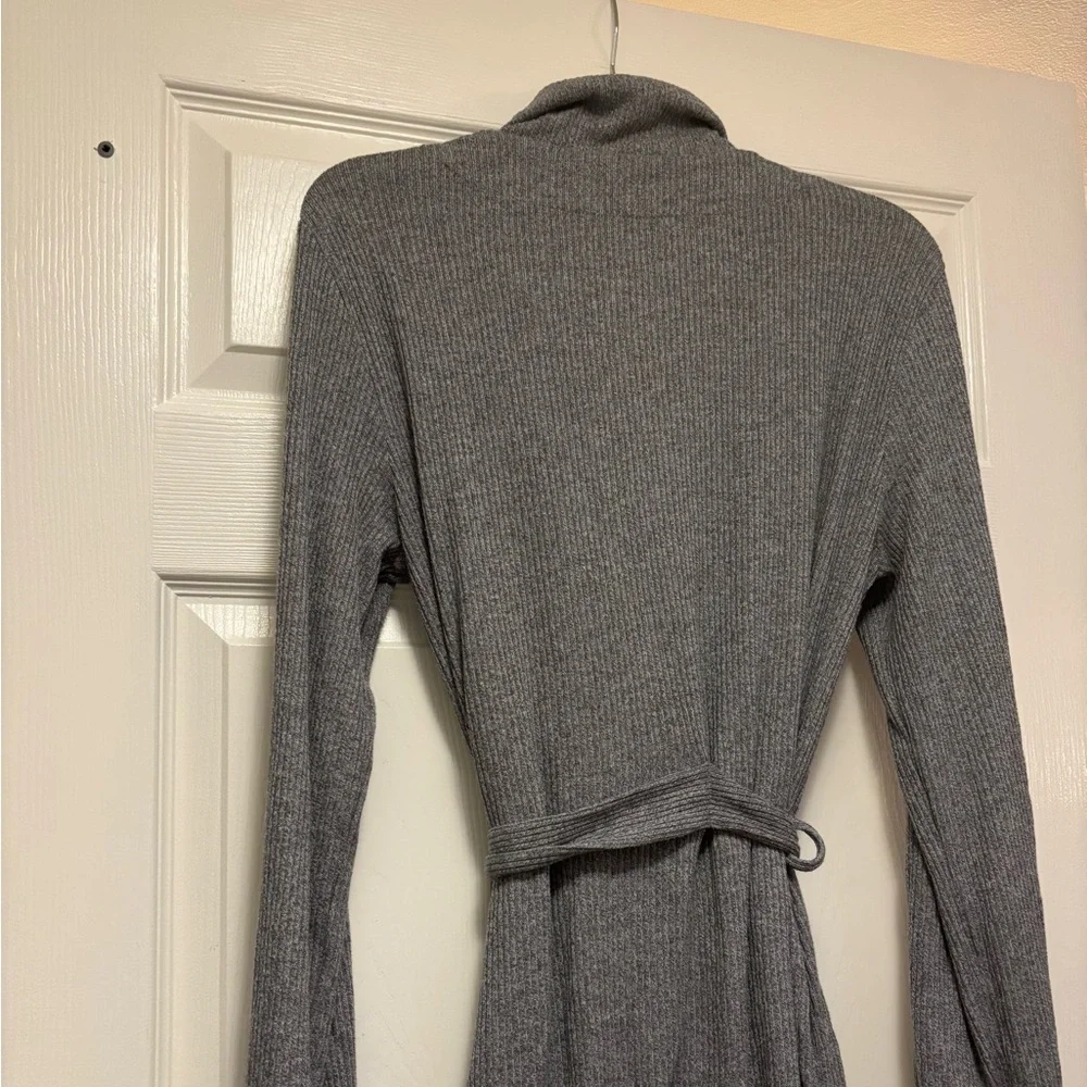 COSABELLA Gray Long Sleeved Robe with Tie Waist - Picture 8 of 8